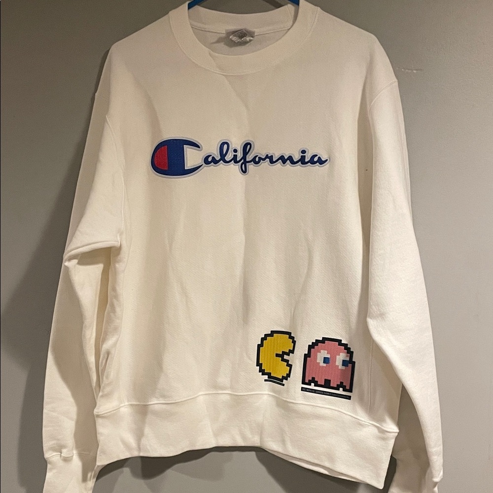 Champion White California Graphic Sweatshirt